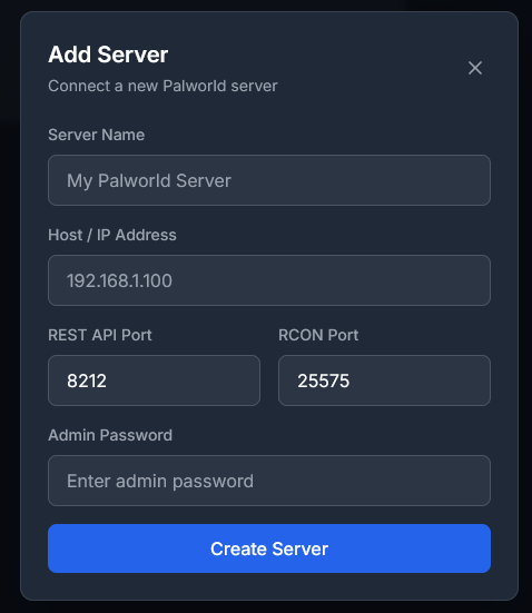 Add Server